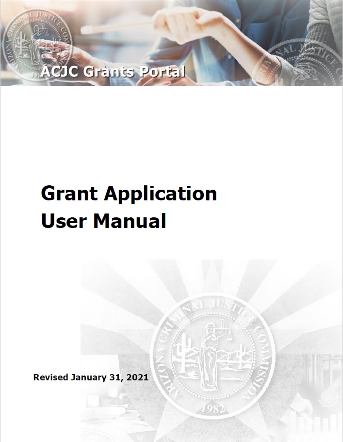 Grant Application User Manual