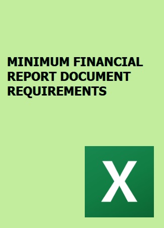 Financial Report Document Requirements